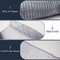 2 Pcs Silver Deco Mesh Ribbon Rolls Decorative Mesh Fabric with Foil